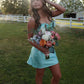 Sweety A Line Strapless Twist Satin Short Homecoming Dress with Keyhole SH5930