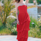 Green A Line Sweetheart Neck Pleated Chiffon Prom Dress Evening Dress SH6218