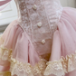Sweety Pink Ball Gown Strapless Layered Organza Short Prom Dress Homecoming Dress SH6443
