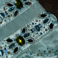 Cute A Line Beaded Layered Blue Ombre Satin Short Homecoming Dress Cocktail Dress SH3077