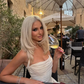 Chic Ivory Satin Halter Sleeveless Square Short Homecoming Dress with Bubble Skirt SH7508