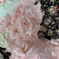 Vintage Princess Light Pink Ball Gown Floral Layered Organza Prom Dress Sweet 16 Dress SH5796