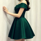 Short Emerald Green Homecoming Dresses For Prom Party P02079