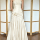 Vintage Black Mermaid Strapless Shiny Beaded Satin Long Party Dress Prom Dress SH5466