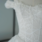Elegant A Line Off the Shoulder Appliques Tulle Ball Gown Wedding Dress SH2027