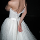 Beautiful Gentle Ball Gown Sweetheart Neck White Lace Long Wedding Dress SH6617