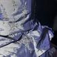 Vintage Ball Gown Strapless Beaded Purple Satin Prom Dress Graduation Prom Dress SH5492