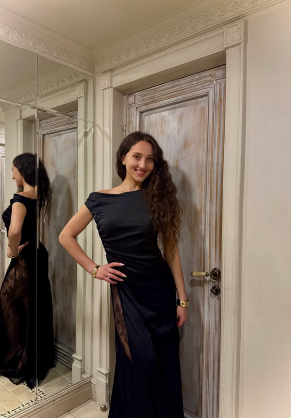 Sexy Black A Line Off the Shoulder Lace Satin Long Prom Dress Evening Dress SH8955