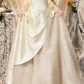Princess Pink A Line Strapless Beaded Satin Tulle Long Prom Dresses 16th Birthday Dresses SH4636