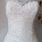Vintage Mermaid Sweetheart Neck Ivory Lace Long Sweep Wedding Dress SH2155