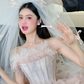 Cute A Line Strapless Corset Feather Pink Tulle Short Homecoming Dress Cocktail Dress SH2995