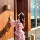 Gentle Purple A Line Long Sleeve Layered Tulle Homecoming Dress Birthday Dress Outfits SH3640