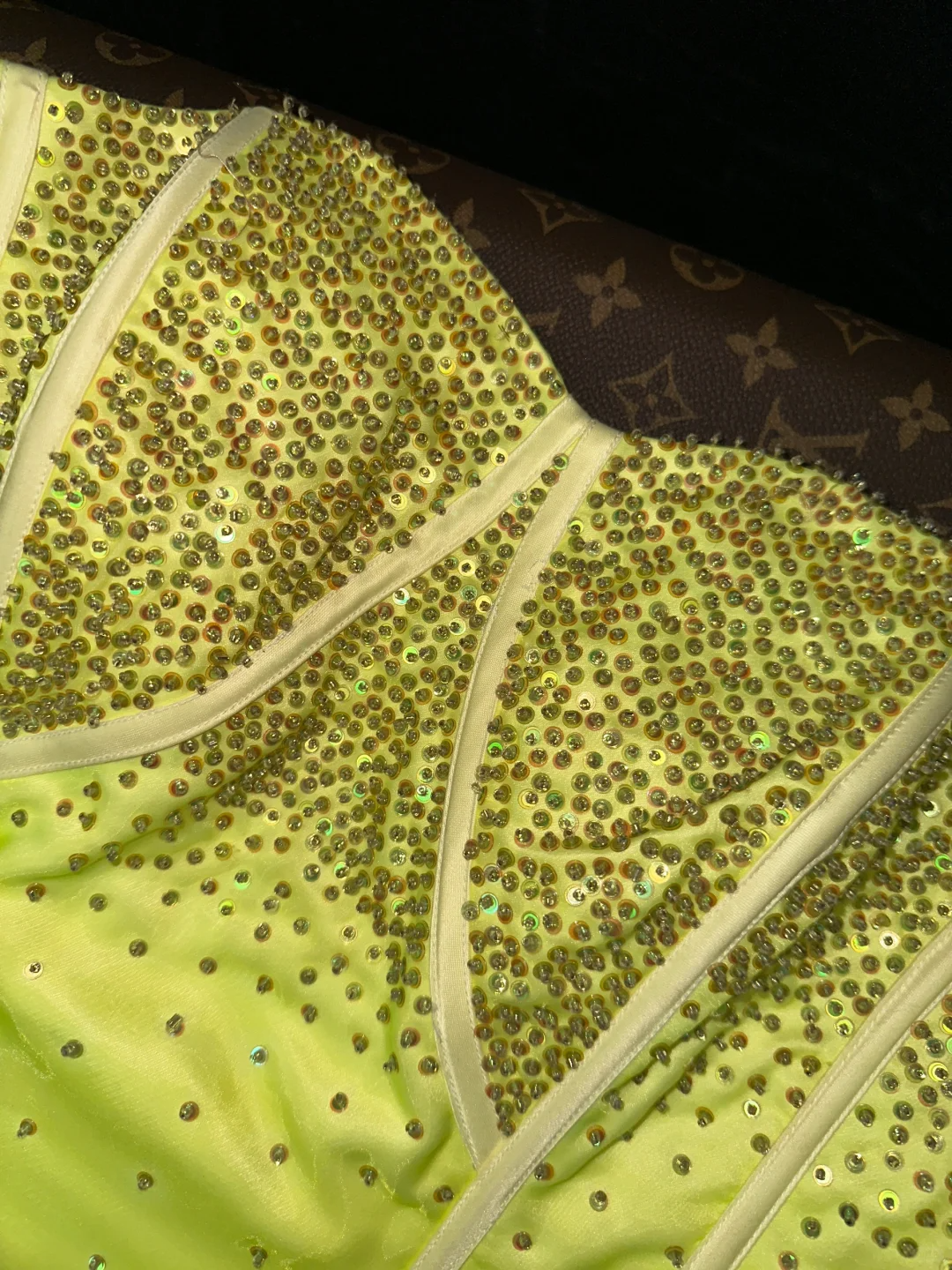 Shiny A Line Sweetheart Neck Rhinestone Satin Chiffon Long Party Dress Evening Dress SH3231