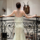 Pretty Light Green Mermaid Halter Sequin Tulle Prom Dress Evening Dress Date Dress SH5647