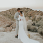 Simple White Mermaid Long Sleeve Satin Long Train Wedding Dress SH7129