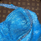 Stunning Mermaid Halter Beaded Sequin Blue Lace Satin Long Prom Dress Party Dress SH3046