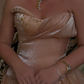 Elegant A Line Sweetheart Neck Beaded Satin Long Prom Dress Evening Dress SH2269