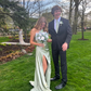 One Shoulder Slit Long Prom Dress Bridesmaid Dress SH876