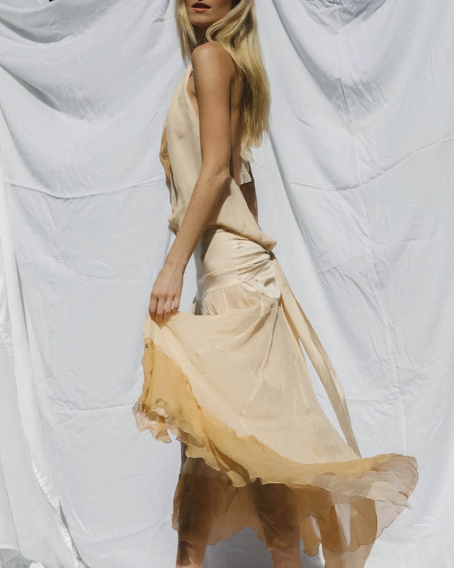 Unique A Line Halter Chiffon Open Back Prom Dress Graduation Prom Dress SH2660