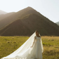 High-class Ball Gown Straps White Satin Long Wedding Dress SH7142
