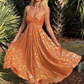 A-line Orange Prom Dress Fashion Party Evening Dress SH1211