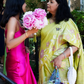 Charming Hot Pink Mermaid Spaghetti Strap Satin Long Prom Dress Evening Dress SH8445