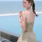 Pretty Blue A Line Strapless Lace Applique Tulle Cocktail Dress Homecoming Dress SH6170