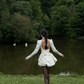 Apricot Backless A Line Long Sleeve Satin Homecoming Dress Cocktail Dress Outfits SH3914