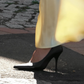 Elegant Light Yellow A Line Strap Satin Long Prom Dress Evening Dress SH3952