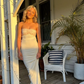 2026 New Simple Sheath Sweetheart Neck Lace Satin Long Prom Dress Evening Dress SH1143