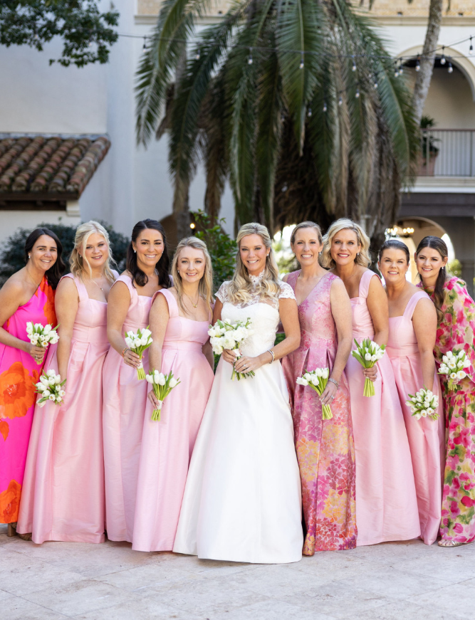 Sweety Pink A Line Spaghetti Strap Satin Long Bridesmaid Dress SH6304
