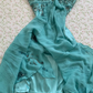 Vintage A Line Beaded Chiffon Satin Short Prom Dress Homecoming Dress SH7419