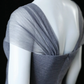 Vintage Simple Grey A Line Tulle Long Prom Dress Evening Dress SH5134
