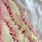 Vintage Pink Ombre Exquisite Floral Beaded Chiffon Long Prom Dress SH5456