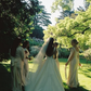 Classic Elegant A Line Sleeveless White Satin Long Wedding Dress SH5218