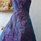 Vintage A Line Spaghetti Strap Beaded Satin Long Prom Dress Evening Dress SH2098