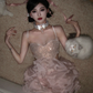 Pink Sequin A Line Spaghetti Strap Layered Organza Short Homecoming Dress Birthday Dress SH3642