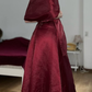Vintage A Line Strapless Exquisite Beaded Burgundy Satin Prom Dress Evening Dress SH6073