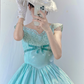 Vintage Ball Gown V Neck Lace Satin Prom Dress 16th Birthday Dress SH3861