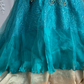 Vintage Blue Mermaid One Shoulder Beaded Tulle Prom Dress Sweet 16 Dress SH5792