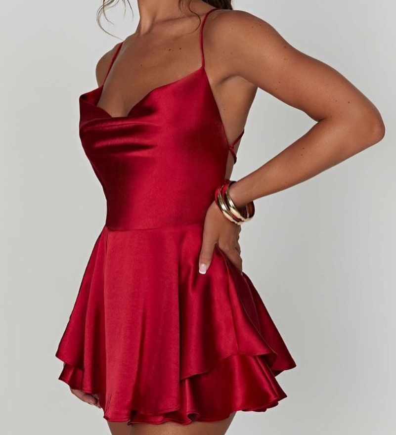 Backless Short Homecoming Dress Fashion Party Birthday Outfits  SH1416