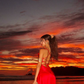 Red Mermaid Spaghetti Strap Ruffle Satin Open Back Prom Dress Vacation Dress with Slit SH4477