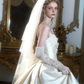 Princess Ball Gown Strapless Lace Appliques Satin Prom Dress 18th Birthday Dress Wedding Dress SH3897