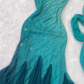 Blue Ombre Mermaid Spaghetti Strap Beaded Sequin Chiffon Prom Dress Graduation Prom Dress SH2466
