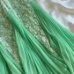 Green A Line Spaghetti Strap Lace Chiffon Evening Dress Party Dress SH3424