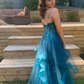Beautiful Applique Tulle Prom Dress Elegant Evening Dress SH897