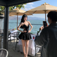 Black Swan A Line Strapless Tulle Short Homecoming Dress Outfits SH5829