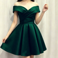 Short Emerald Green Homecoming Dresses For Prom Party P02079