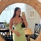 Beautiful Green Applique Long Evening Dress Prom Dress SH1002