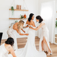 Pretty Sheath One Shoulder Ivory Satin Bridesmaid Dress Evening Dress with Slit SH3205